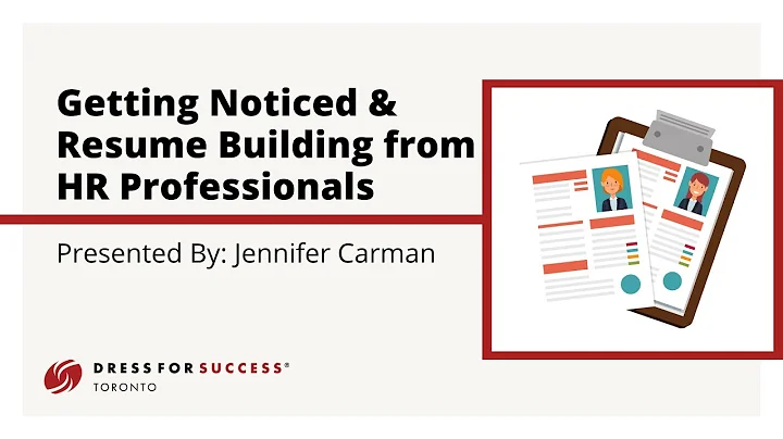 Getting Noticed & Resume Building from HR Professi...
