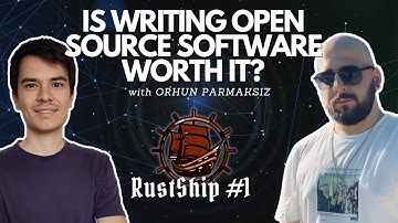 Open Source sustainability and burnout. With @orhundev - 🦀 RustShip
