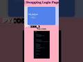Animated Login Page Tutorial 💻 #html #js #html #coding