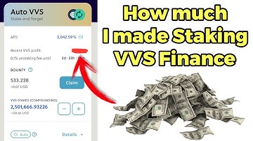 How much I made Staking VVS Finance tokens in 1 week!