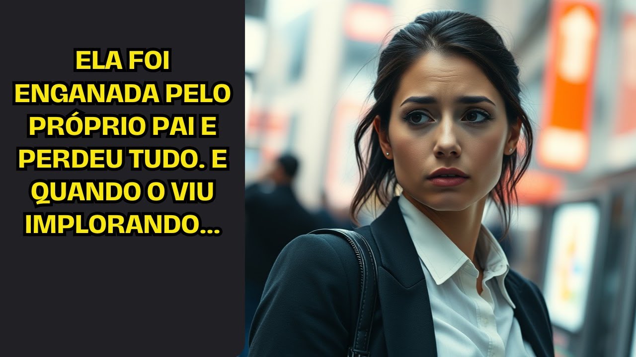 Ela foi enganada pelo próprio pai e perdeu tudo. E quando o viu implorando...