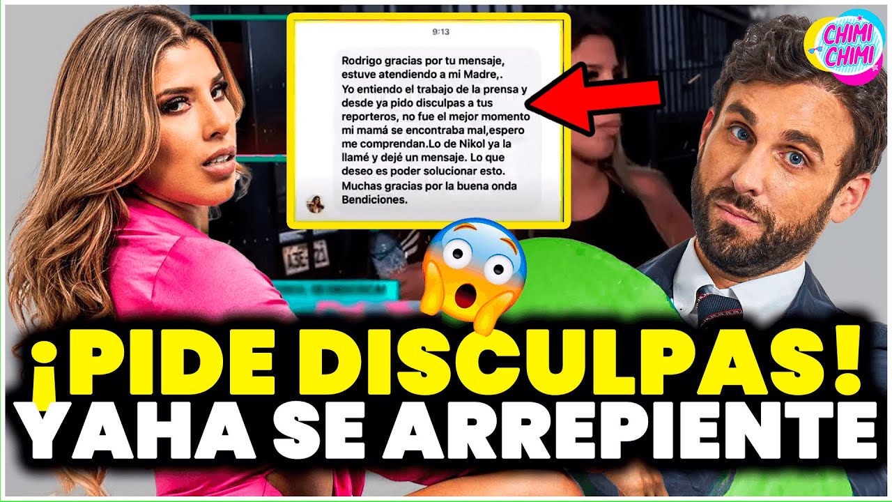Yahaira Plasencia pide disculpas a reportero de Amor y Fuego - YouTube