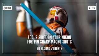 Quick guide to Focus Shift (Focus Stack) on Nikon Z6 &amp; Helicon Focus | #shorts