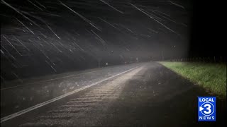 Storm damage near Monteagle, TN