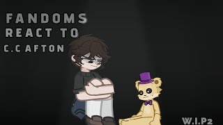 W.I.P 2| FANDOMS REACT TO EVAN AFTON (C.C)  |fnaf|ENG/RUS| 2x speed 