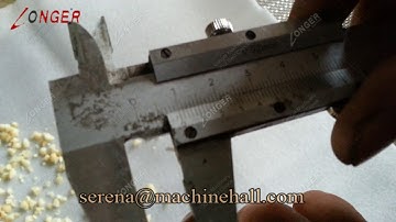 Video of Macadamia Nuts Granule Cutting Machine|Peanut Shredder Chopper|Nut Chopping Equipments