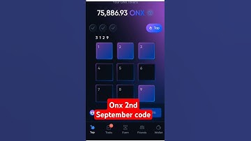 ONX daily Code today | ONUS tap tap Daily Code| 2nd September onx code | Onx tap tap Airdrop #onx