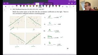 Math 10 Adv Unit 3 Video 11: Bivariate data practice problems 1 - 6 (Section 3.4)