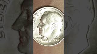 1984 P ROOSEVELT DIME VALUE