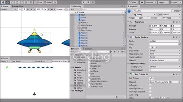 Making of a space invaders game in Unity