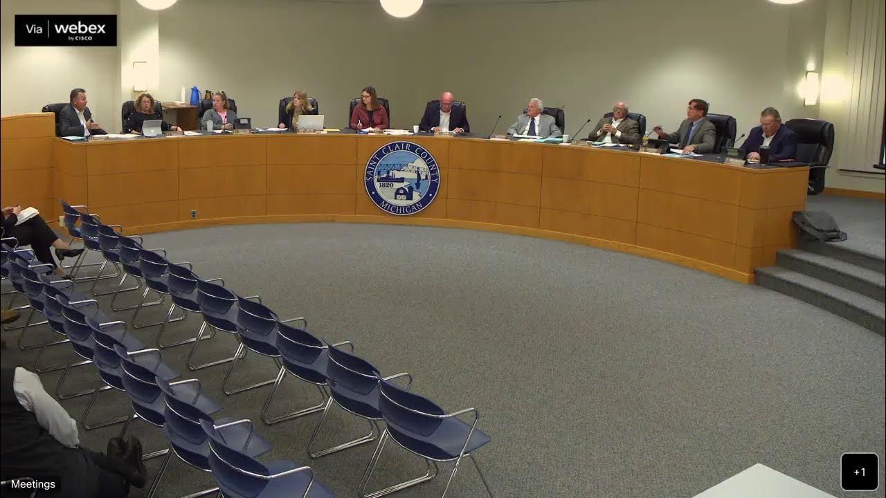 November 3rd, 2022 St Clair County Board of Commissioners - YouTube