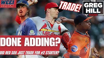 Red Sox Deal for Sonny Gray- Is Gray a True #2 Starter? ||The Greg Hill Show