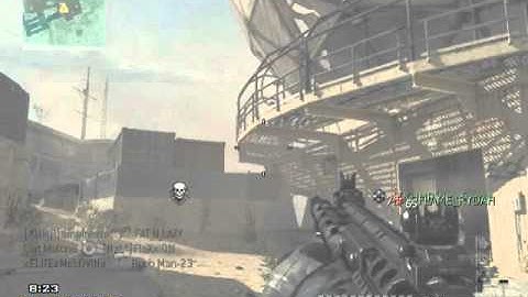 MW3: EPIC THROWING KNIFE ACROSS THE MAP