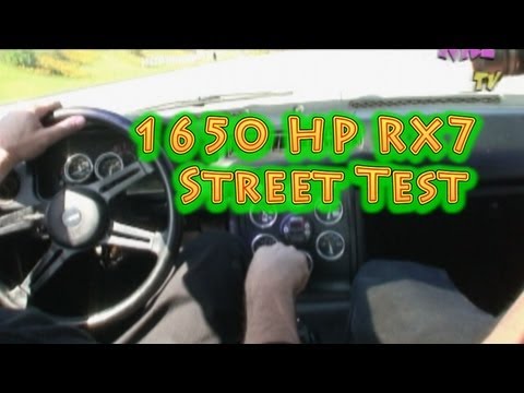 NRE 1650 HP RX7.  "The Sleeper part 2".  Very Funny Video.  With Honest George