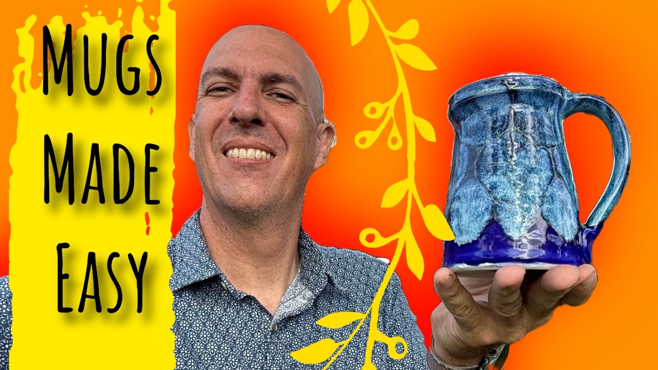 How to Make a Mug on the Pottery Wheel | Step-by-Step Tutorial with ...
