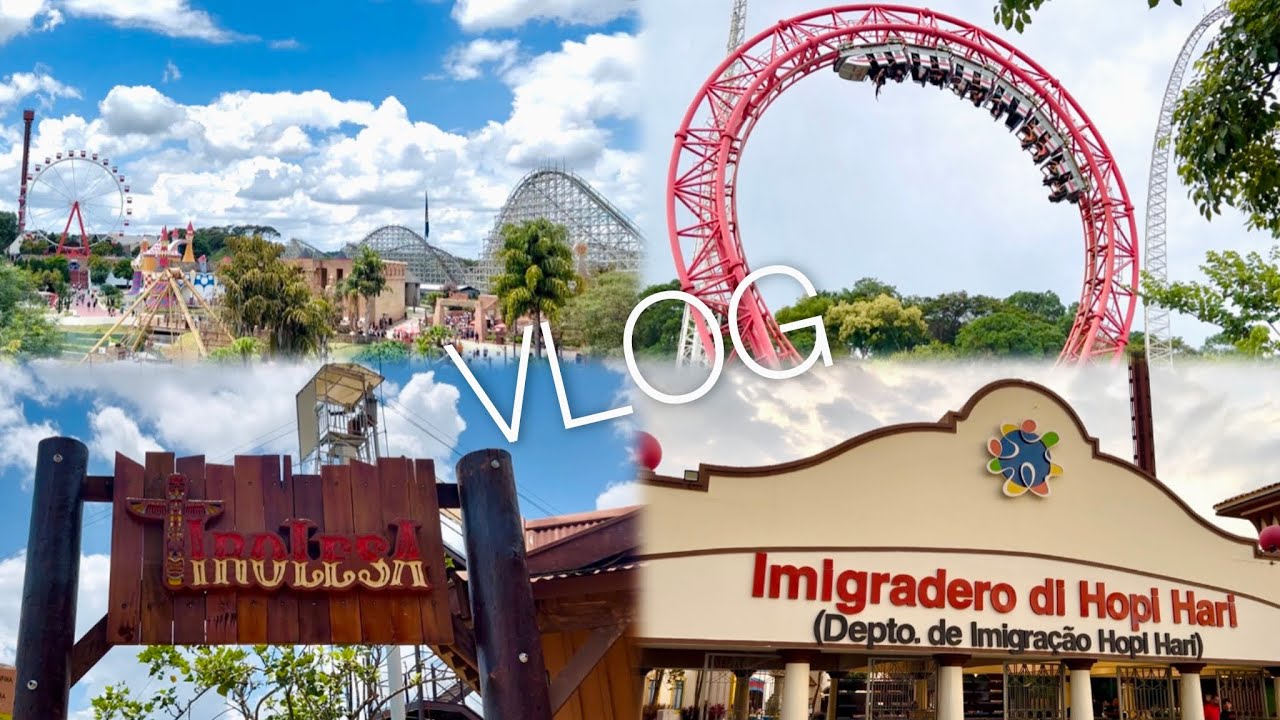 Vlog Hopi Hari 2026 - Passeio em um dia tranquilo