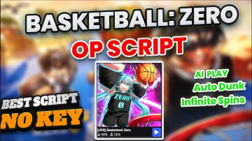 Basketball: Zero New Script, Auto Dunk & Infinite Spins & more - 2025