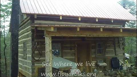 Old Appalachian log home
