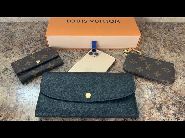 Louis Vuitton Emilie Wallet Black Empreinte What Fits 