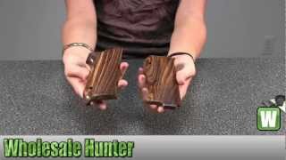 Hogue Goncalo Alves Wood Grips S&W Full Size 45/10mm 06210 Shooting Gaming Unboxing