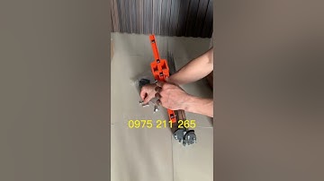 Hướng dẫn lắp dụng cụ cắt tấm thạch cao đa năng có thể chiều dài tấm cắt từ 2-60cm