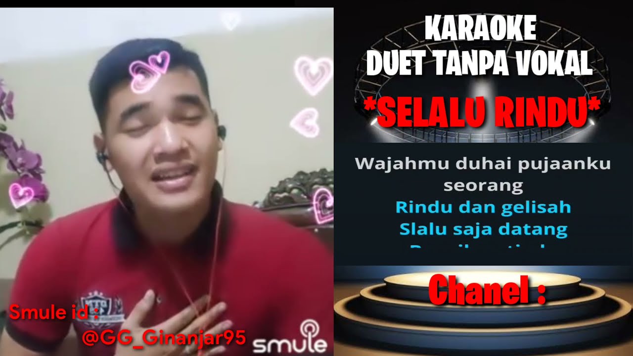 SELALU RINDU - Karaoke Smule || Duet