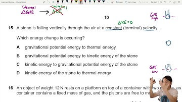 MJ21 P12 Q15 Terminal Velocity Energy Changes | May/June 2021 | CAIE A level 9702 Physics