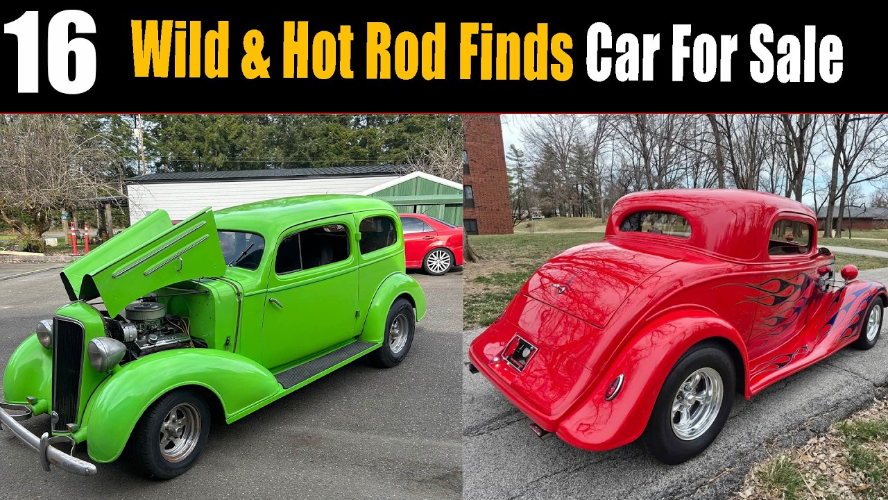 Топ-16 крутых и безумных хот-родов на продажу | Полный список классических автомобилей
