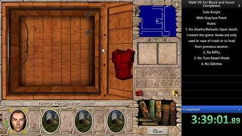 MM7 Solo Knight No Deaths/Reloads/NPCs/Turn Based/Glitches (Attempt 3 Part 2)