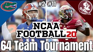 #2 Florida vs #7 Florida State (Sweet 16) - 64 Team Tournament - NCAA Football 20
