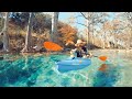 KAYAK CAMPING Texas - a Prolific Spring Fed River