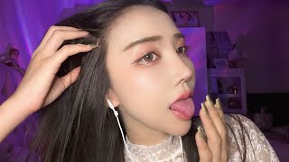 ASMR spit painting  (NO TALKING )การทาสีด้วยนํ้าลาย