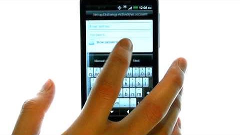 How Do I Set Up An Email Account On My HTC Thunderbolt?