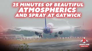 The best conditions for plane spotting at London Gatwick Airport - 25 mins of close up 4K action!