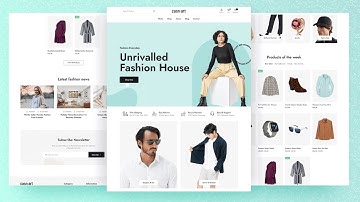 Responsive eCommerce Store Website Using Html & CSS and JavaScript