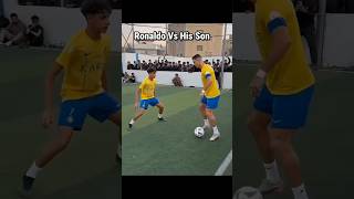 CRISTIANO RONALDO VS SU HIJO.