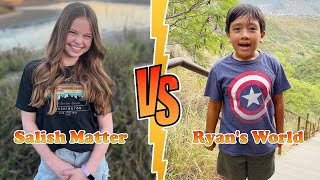 Salish Matter VS Ryan's World Transformations 👑 2024 | From Baby To Now