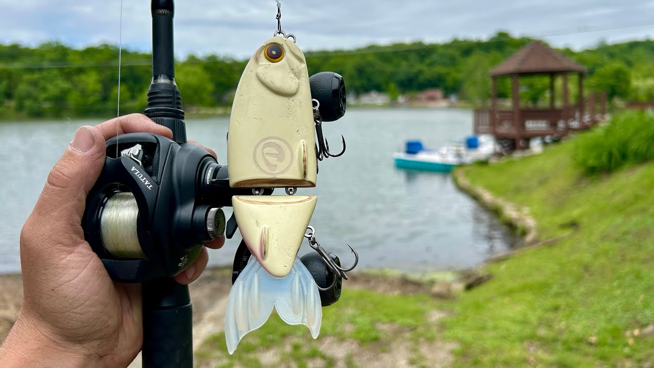 Catching Bass With The D-Gill 150 Glide Bait From D-Flow!