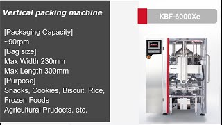 KBF6000Xe Vertical packing machine