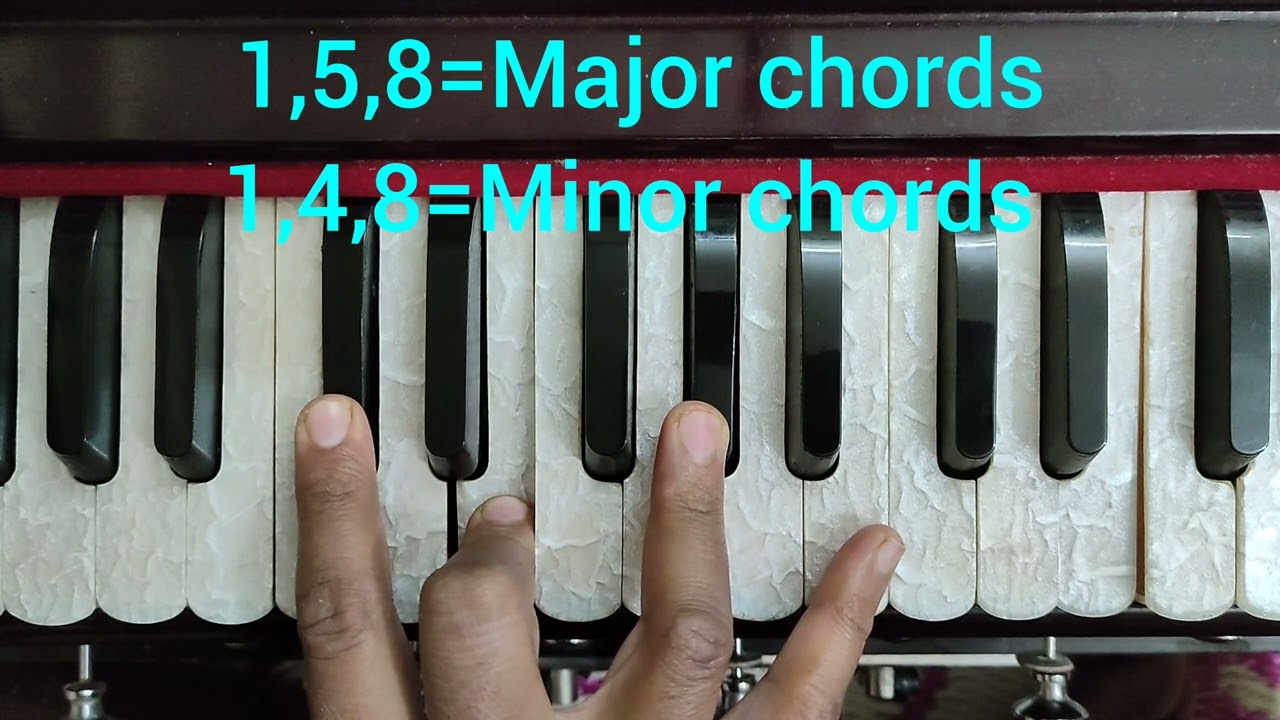 chords क्या है? Harmonium / Casio/ keyboard पर 48 कोर्ड्स को केवल 5 मिनट में आसानी से बजाना सीखे!