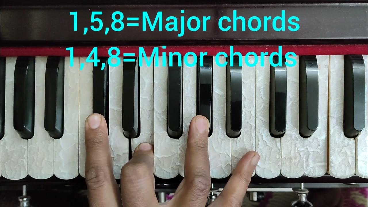 chords क्या है? Harmonium / Casio/ keyboard पर 48 कोर्ड्स को केवल 5 मिनट में आसानी से बजाना सीखे
