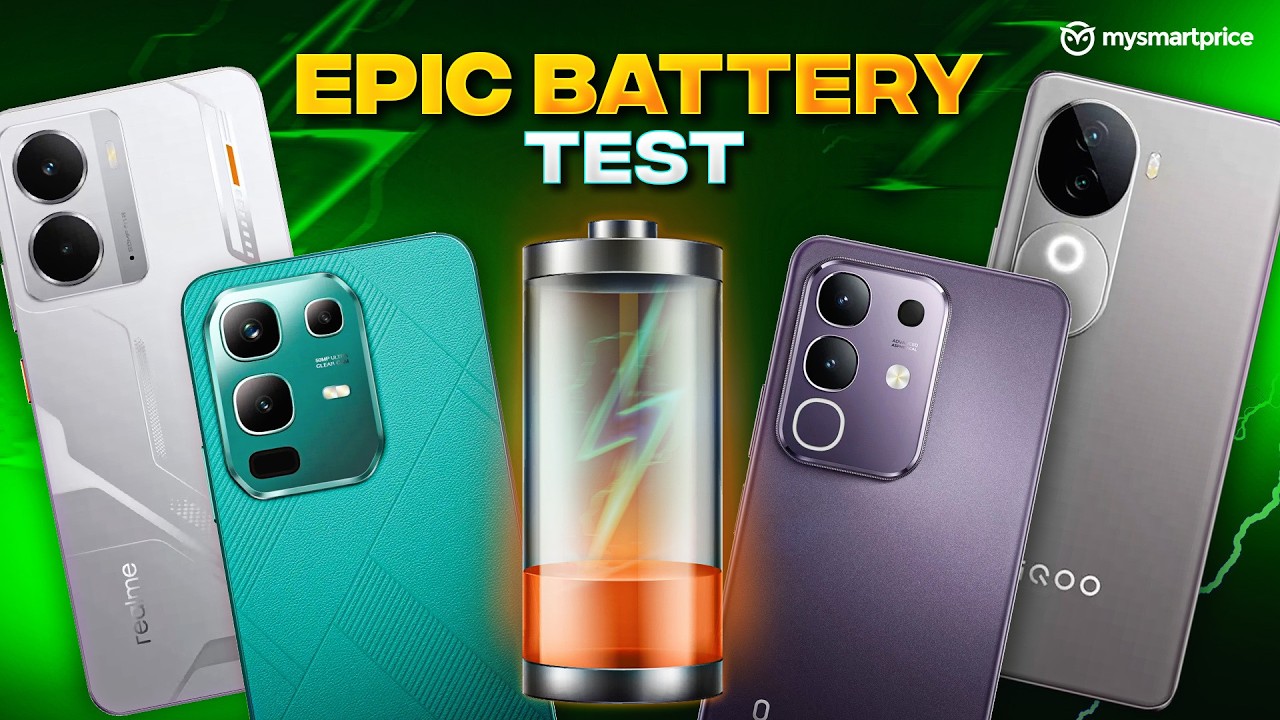 Infinix Note 50x 5G+ vs Vivo T4x vs iQOO Z9s vs Realme P3: EPIC BATTERY TEST 🔋🪫