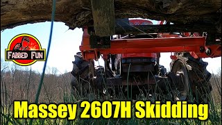 207: Massey 2607H Skidding - Moving Logs