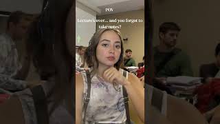 Forgot to take notes during the lecture?