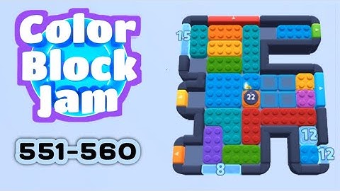 Color Block Jam Level 551-560 | No Commentary, No Music | Android Gameplay