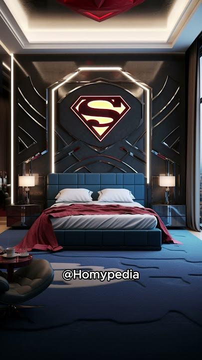 Superman-Inspired Bedroom Design: Unleash Your Inner Hero in Style