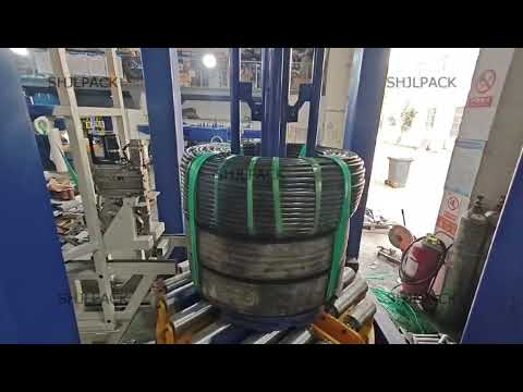 Automatic coil strapping machine
