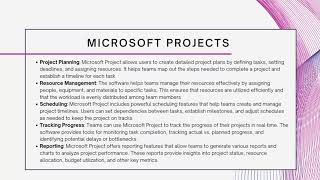 Module 4 - Project Management Tools & Software - Microsoft Projects Wealth