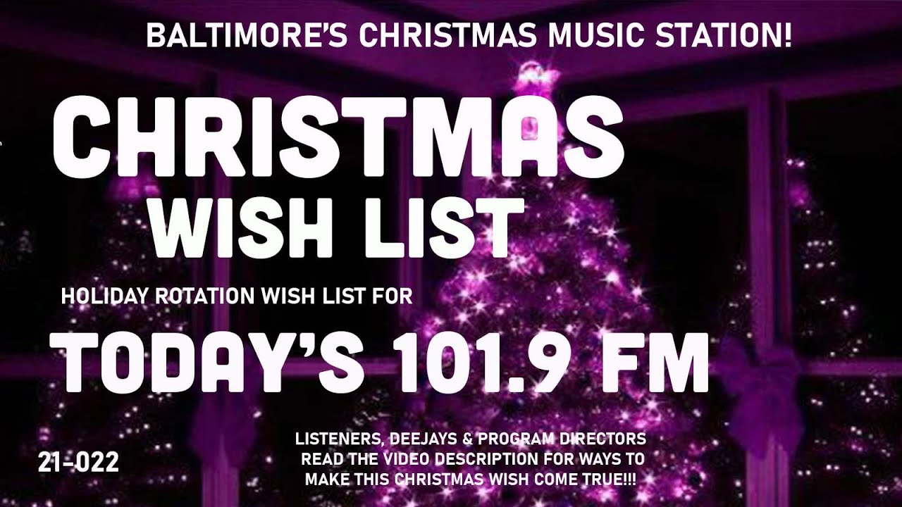 101.9 Lite Fm Baltimore Christmas Music 2022 Christmas 2022 Update