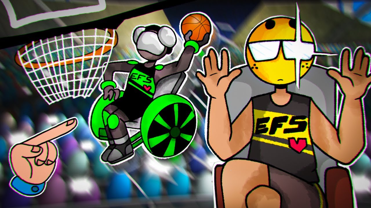 Баскетбол, но в инвалидных колясках мы были в слезах